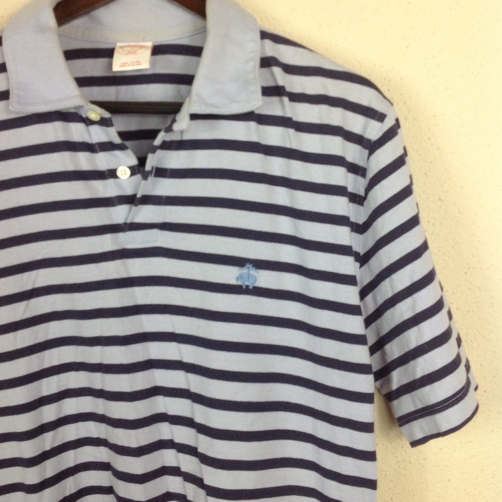 Brooks Brothers 346 Long Sleeve Button-Down Check Shirt, Men's Size L cotton blue type Vintage Second Hand main image 0